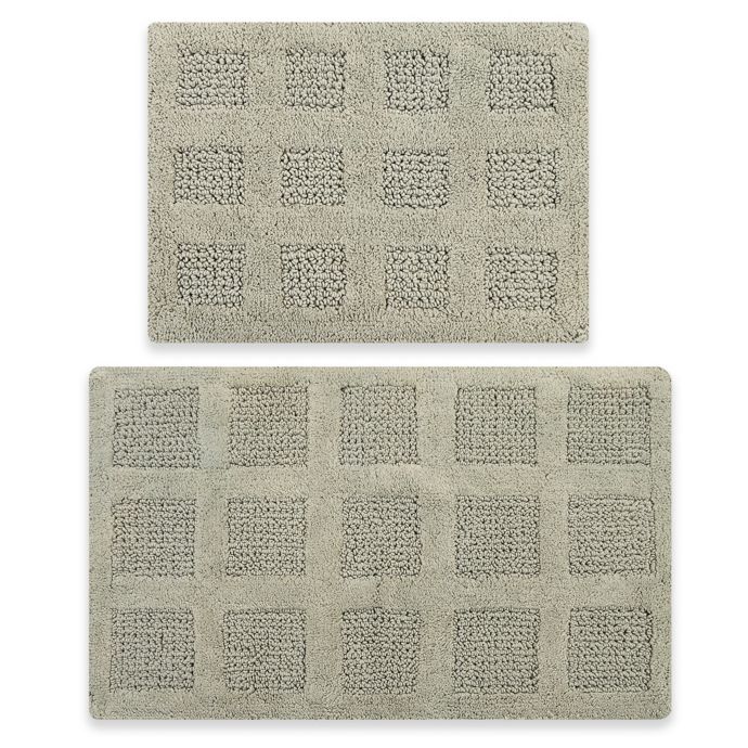 Perthshire 20x30 and 24x40 Square Reversible Bath Rugs (Set