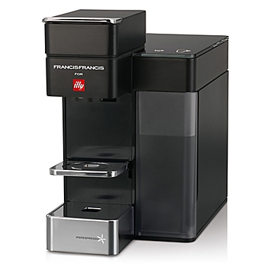 illy&reg; Y5 Espresso and Coffee Machine in Black. View a larger version of this product image.
