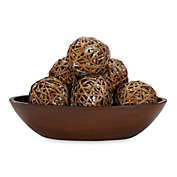 Nearly Natural 3.75-Inch Decorative Balls (Set of 6)