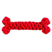 Harry Barker&reg; Small Cotton Rope Bone Toy in Red