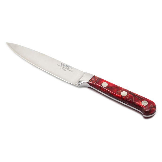 Lamson® Fire Forged 5-Inch Non-Serrated Steak Knife in Red | Bed Bath ...