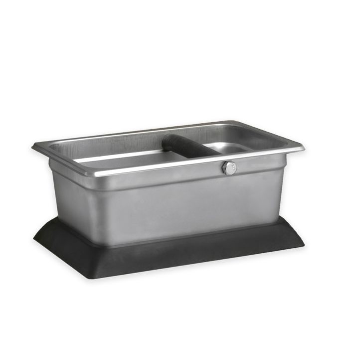 Stainless Steel Coffee Knock Box in Silver | Bed Bath and ...