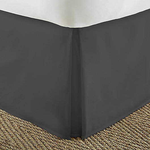 Alternate image 1 for Home Collection Pleated Twin XL Bed Skirt in Black