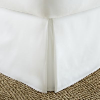 Home Collection Pleated Queen Bed Skirt in White