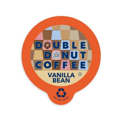 Double Donut Coffee&trade; Vanilla Bean Coffee Pods for Single Serve Coffee Makers 80-Count