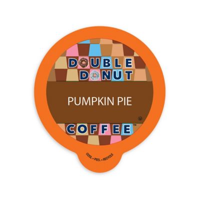 Double Donut Coffee&trade; Pumpkin Pie Coffee Pods for Single Serve Coffee Makers 80-Count