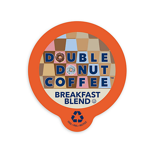 Alternate image 1 for Double Donut Coffee™ Breakfast Blend Coffee Pods for Single Serve Coffee Makers 80-Count