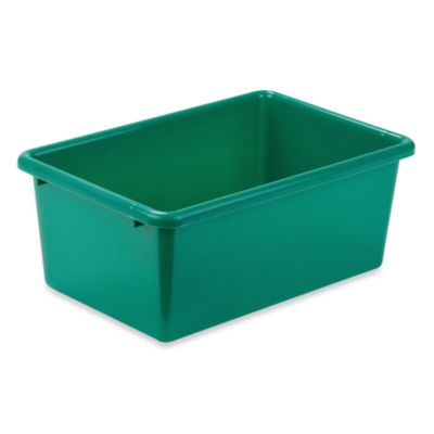 small plastic storage bins