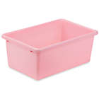 Alternate image 0 for Honey-Can-Do&reg; Small Plastic Storage Bin in Light Pink