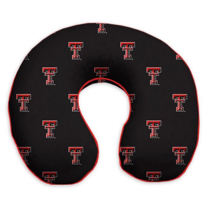 Texas Tech University Memory Foam U Shaped Neck Travel Pillow