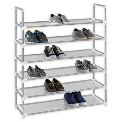 metal shoe racks for closets