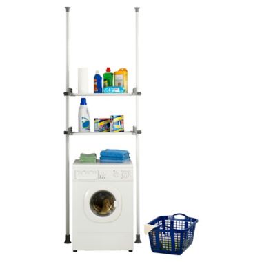 Wenko Herkules 2-Tier Telescopic Twin Shelf Closet Organization System. View a larger version of this product image.