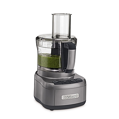 Cuisinart&reg; Elemental 8-Cup Food Processor with 3-Cup Bowl in Gunmetal. View a larger version of this product image.