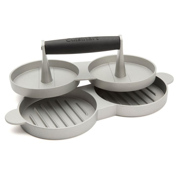 Cuisinart® Cast Aluminum Double Burger Press