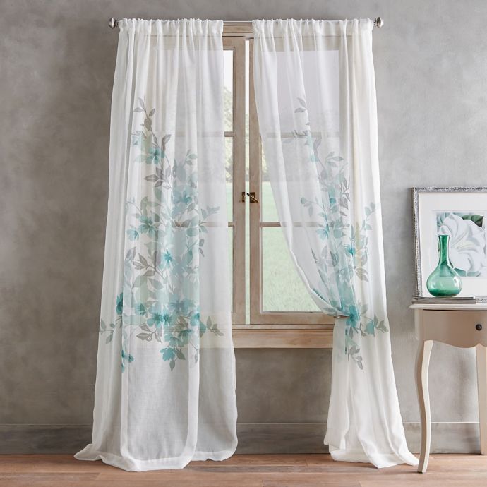 Roxy Rod Pocket Window Curtain Panel Bed Bath & Beyond