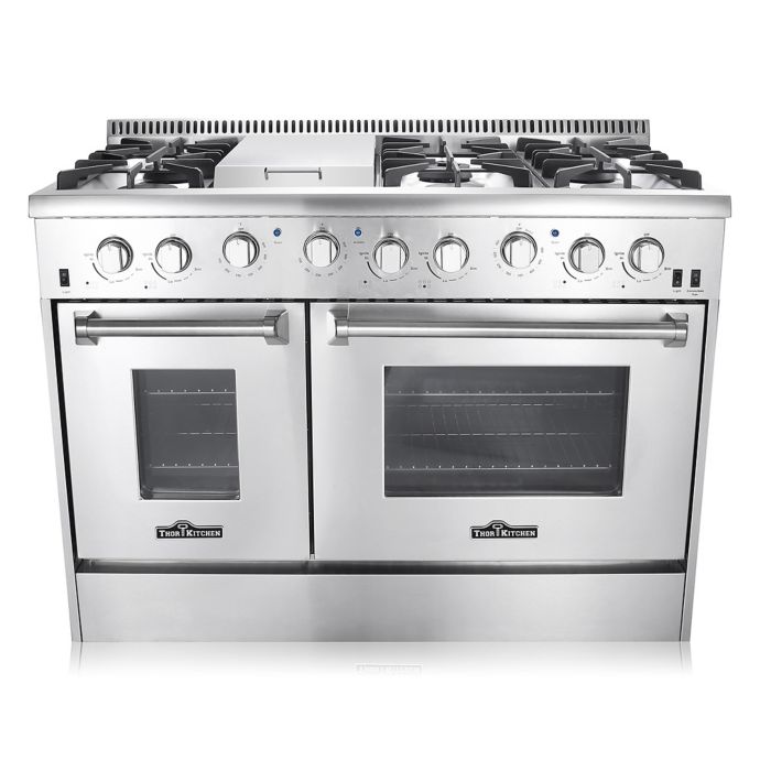 Thor Kitchen 48 Inch Freestanding Gas Range With Convection In