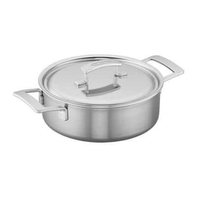 stainless steel saute pan with lid