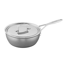 Demeyere Industry 3.5 qt. Stainless Steel Covered Essential Pan