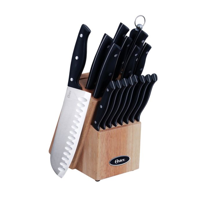 Oster® Granger 14Piece Knife Block Set in Black Bed Bath and Beyond
