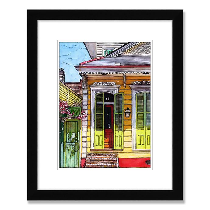 New Orleans I 18-Inch x 22-Inch Framed Wall Art | Bed Bath & Beyond