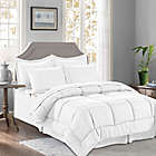 Alternate image 0 for Bamboo Pattern 8-Piece Full/Queen Comforter Set in White