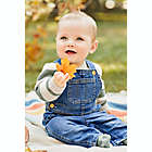 Alternate image 1 for carter&#39;s&reg; Size 6M 2-Piece Striped Knit Sweater and Denim Overall Set in Blue/Green