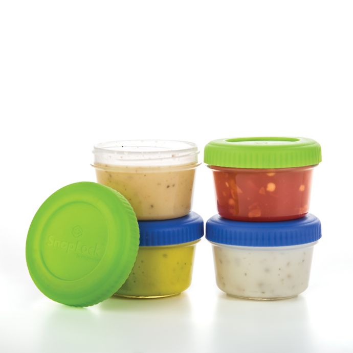 SnapLock® Dressing to Go 1 oz. Food Storage Containers (Set of 4) | Bed