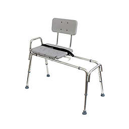 DMI Heavy-Duty Sliding Transfer Bench Shower Chair