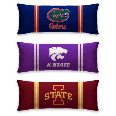 Collegiate 20-Inch x 48-Inch Logo Body Pillow Collection