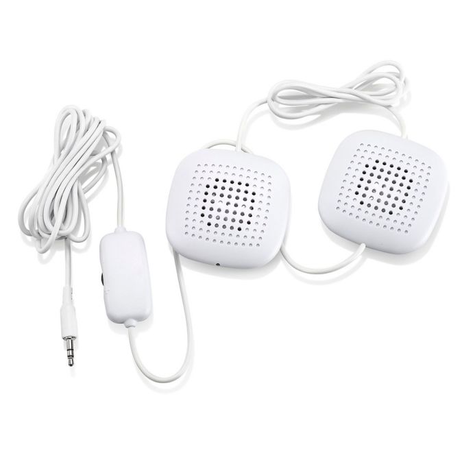 Sound Oasis Sleep Therapy Pillow Speakers In White Bed Bath And