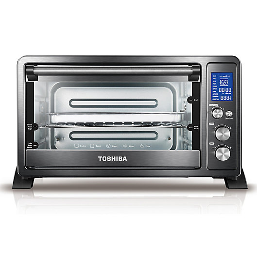 Alternate image 1 for Toshiba® Stainless Steel 6-Slice Digital Convection Toaster Oven