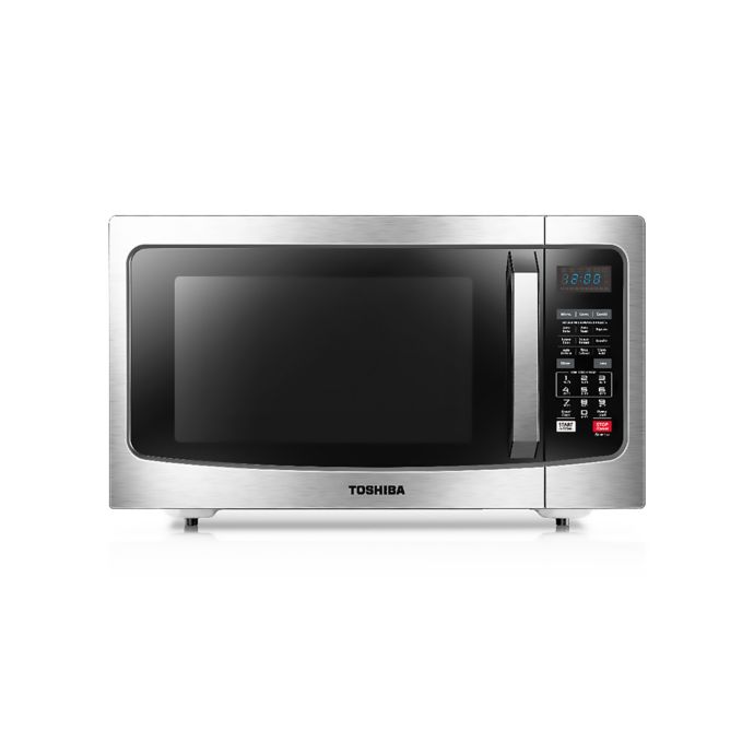 Toshiba 1 5 Cu Ft Convection Microwave Oven In Stainless Steel