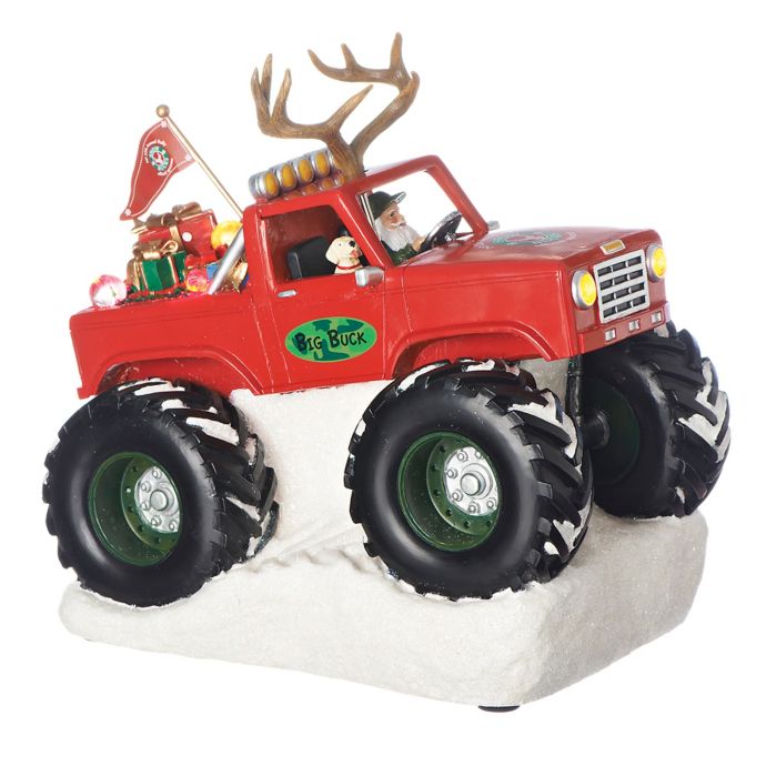 Roman Inc Led Monster Truck Holiday Decoration Bed Bath