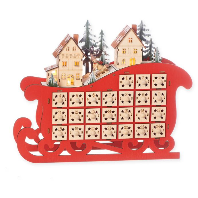 Roman, Inc. Sleigh Advent Calendar Bed Bath & Beyond