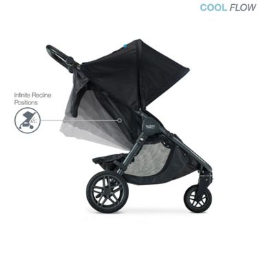 Britax&reg; B-Free Cool Flow Collection Stroller in Teal. View a larger version of this product image.