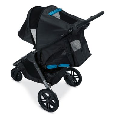 Britax&reg; B-Free Cool Flow Collection Stroller in Teal. View a larger version of this product image.