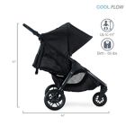 Alternate image 8 for Britax&reg; B-Free Cool Flow Collection Stroller in Teal