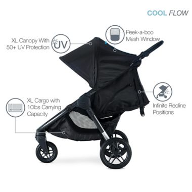 Britax&reg; B-Free Cool Flow Collection Stroller in Teal. View a larger version of this product image.