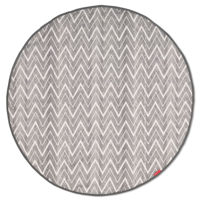 Skip Hop Grab Go Round Trip Travel Mat In Grey Zig Zag Buybuy