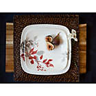 Alternate image 1 for Corelle&reg; Boutique Kyoto Leaves Square 16-Piece Dinnerware Set