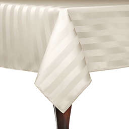 Striped Oblong Tablecloth