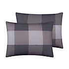 Alternate image 4 for Simply Essential&trade; Block Plaid 7-Piece Full/Full XL Comforter Set in Grey