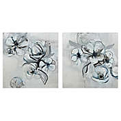 Renwil 70% Hand Painted Floral Wall Art