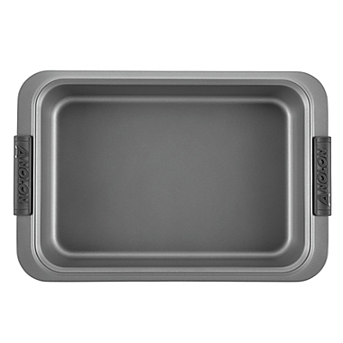 Anolon&reg; Nonstick 9-Inch x 13-Inch Rectangular Covered Cake Pan. View a larger version of this product image.