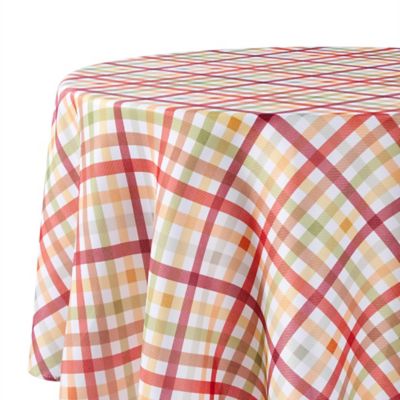 fall round tablecloth