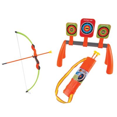 Hey! Play! 9-Piece Suction Cup Bow and Arrow Play Set
