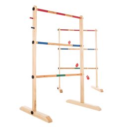 Hey! Play! Double Wooden Ladder Toss Game
