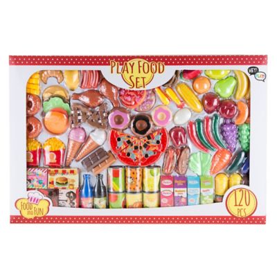 120 piece play food set