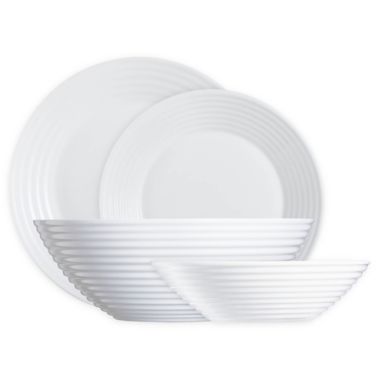 Luminarc Harena Dinnerware Collection in White. View a larger version of this product image.