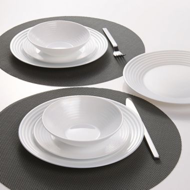 Luminarc Harena Dinner Plate in White. View a larger version of this product image.